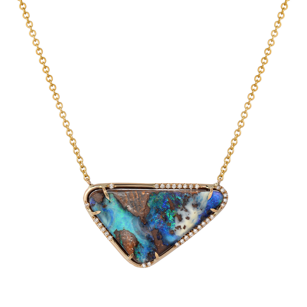 Australian Boulder Opal Necklace