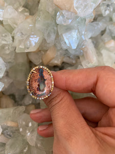 Mexican Matrix Opal Ring